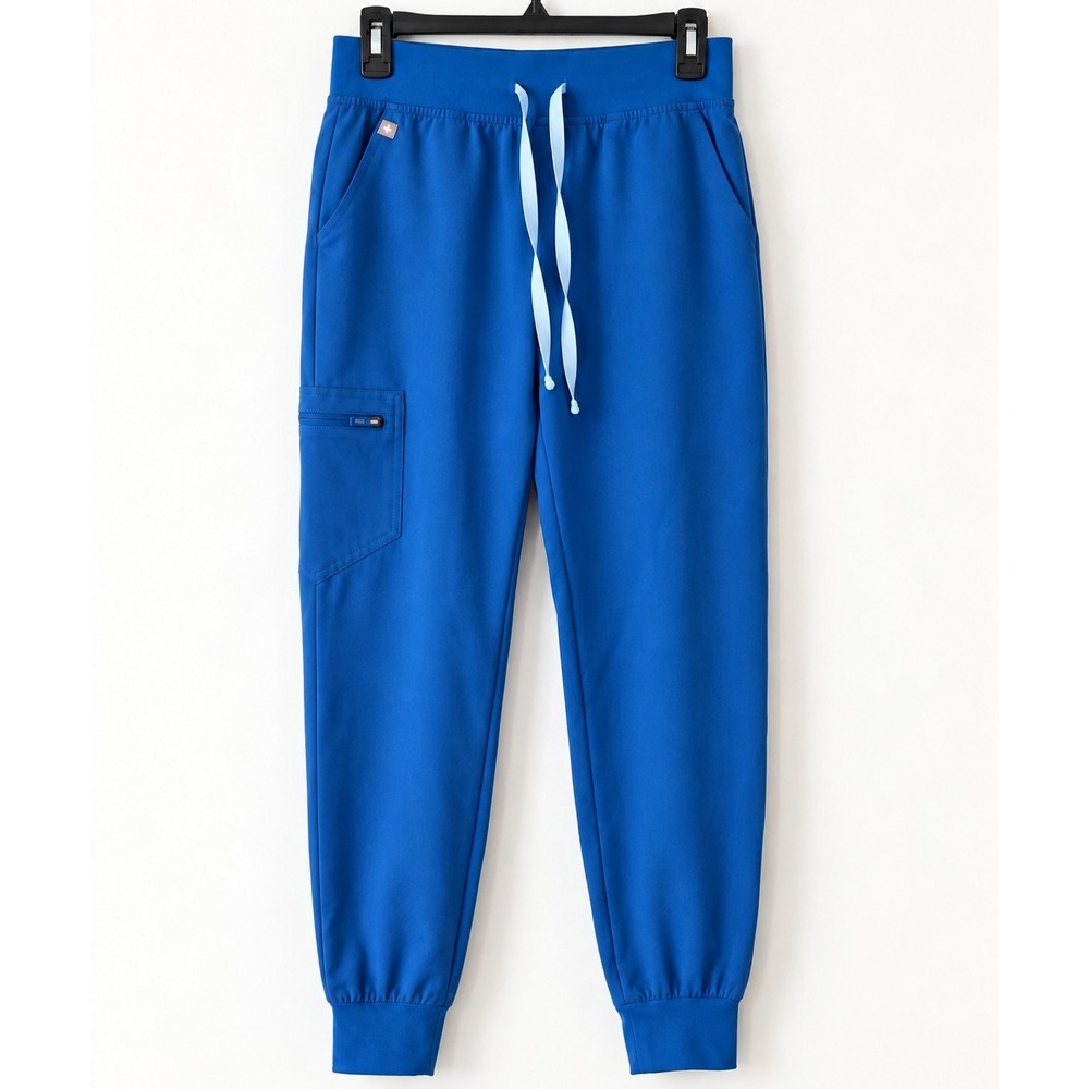FIGS Technical Collection Scrub Jogger Pants Blue Size S Cargo Medical